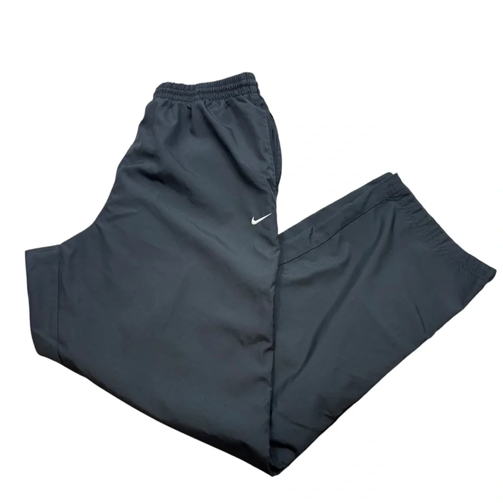 Mens Nike Fully Lined Zip Hem Track Pants Black Size XL